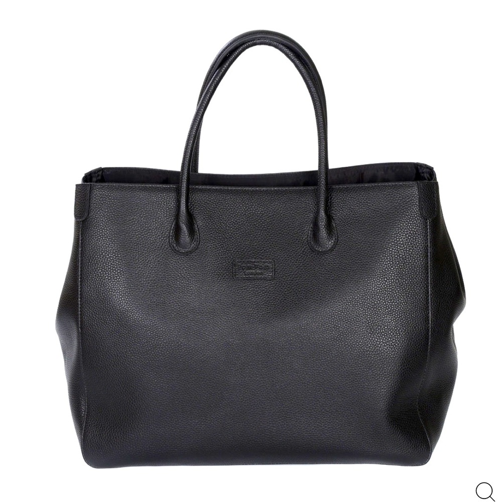 Pom Pom London {Camden Bag} Black Leather